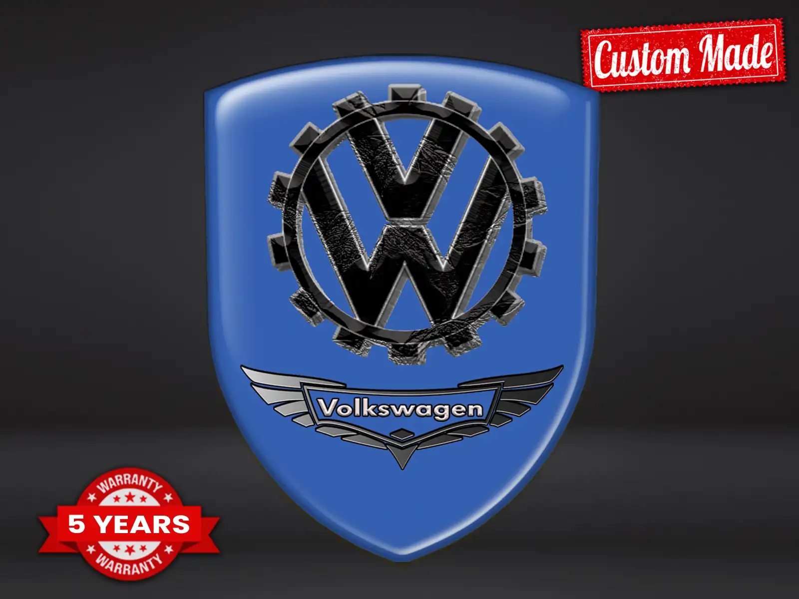 VW Autoaufkleber Stil Premium Anpassbar